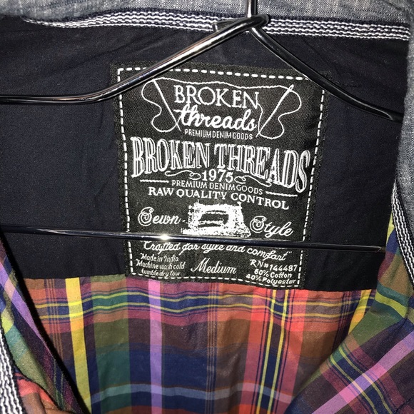 Broken Threads Button Up. - Picture 2 of 3
